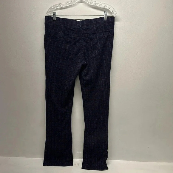 Betabrand Pants Pant Blue Stretch Yoga Dress Plaid Striped Women's Size XL - Picture 4 of 8